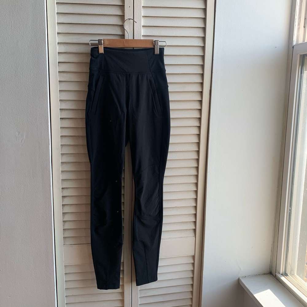 Athleta highline hybrid Black high waist legging pants